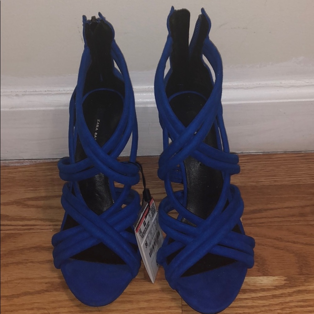 Strappy heels
